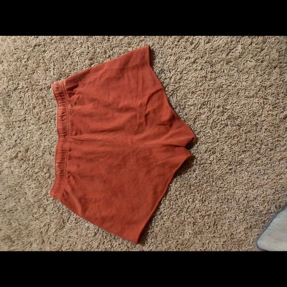 B. Original orange soft shorts - Picture 2 of 3